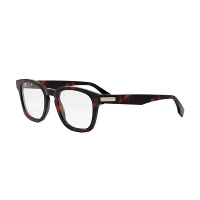 Fendi Geometrically Framed Flat Mirror In Brown
