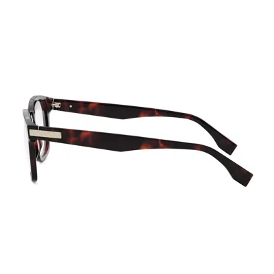 Fendi Geometrically Framed Flat Mirror In Brown
