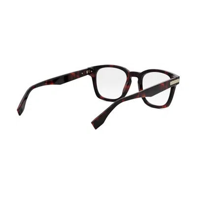 Fendi Geometrically Framed Flat Mirror In Brown
