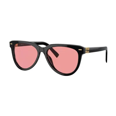 Miu Miu Women's Miu Mu 12zs 16k1d0 Sunglasses In Black