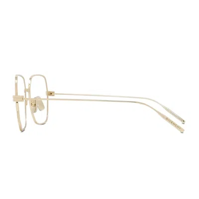 Givenchy Gold Square Glasses
