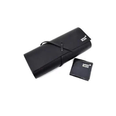 Montblanc Mb0350o Linea Snowcap 004 Blue Transparent Glasses
