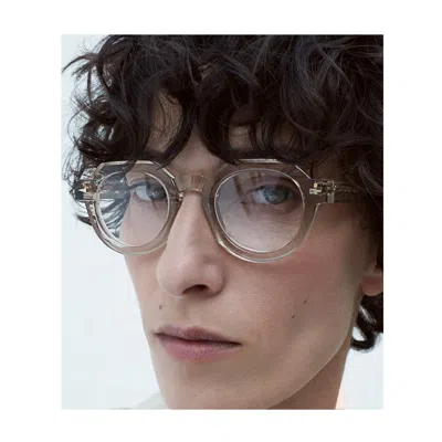 Ahlem Petits Champ Foglight Grigio Scuro Trasparente Glasses In Black
