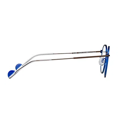 Matttew Carbon Eyeglasses In Blue