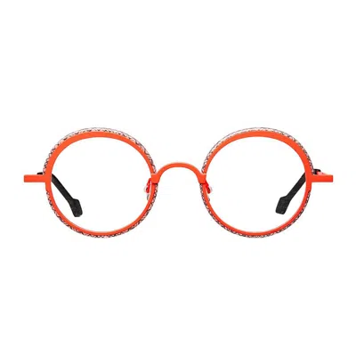 Matttew Ellipsis 1746 Arancione Corallo Glasses In Orange