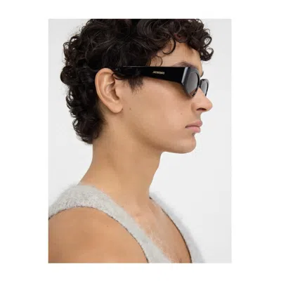 Jacquemus Les Lunettes Jac4 Ovalo Linea Les Sculptures C9 T-shell Sunglasses In Brown