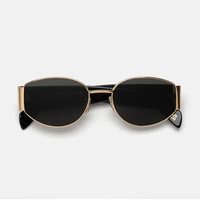 Retrosuperfuture X Black Black Gold Sunglasses