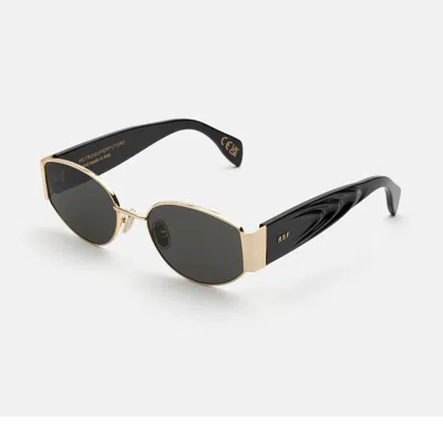 Retrosuperfuture X Black Black Gold Sunglasses