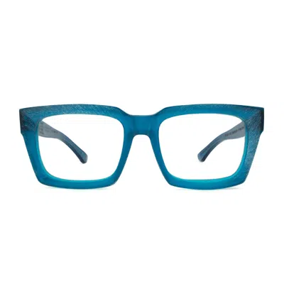 Dandy's Bel Tenebroso Rough Eyeglasses In Blue