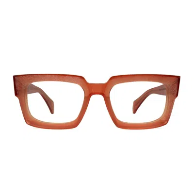 Dandy's Troy Rough Eyeglasses In Brown