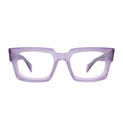 Dandy's Troy Rough Eyeglasses In Purple