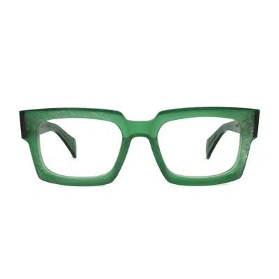 Dandy's Bel Tenebroso Rough Eyeglasses In Green