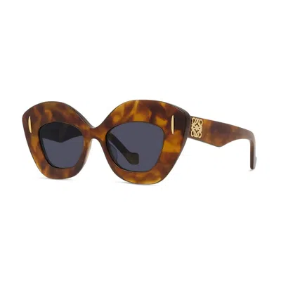 Loewe Retro Cat-eye Sunglasses In Brown