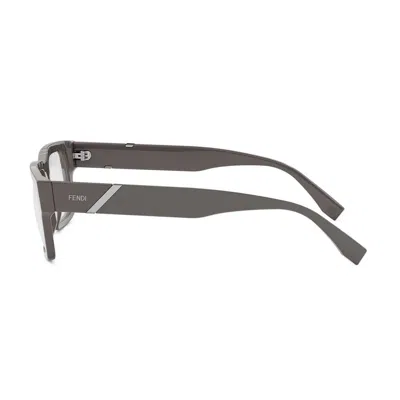 Fendi Full-frame Flat Mirror In Gray