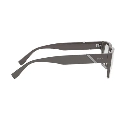 Fendi Full-frame Flat Mirror In Gray