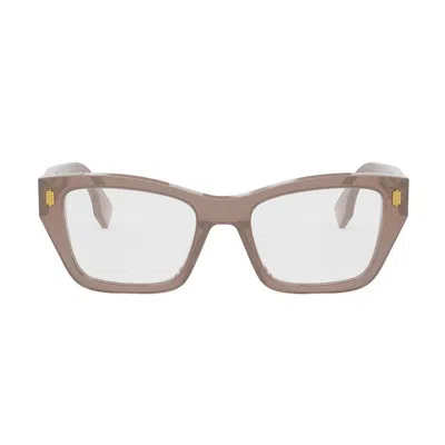 Fendi Full-frame Flat Mirror In Brown