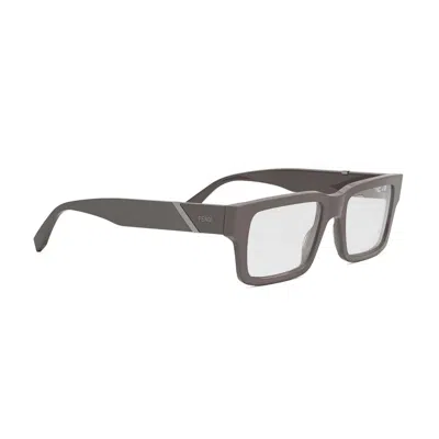 Fendi Full-frame Flat Mirror In Gray