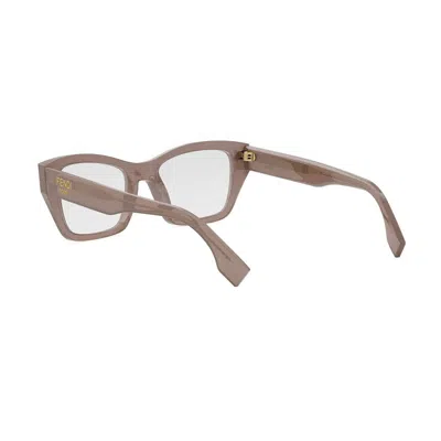 Fendi Full-frame Flat Mirror In Brown