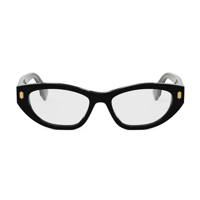 Fendi Roma Eyeglasses In Black