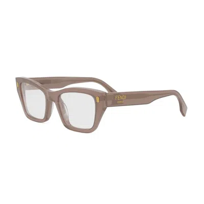 Fendi Full-frame Flat Mirror In Brown