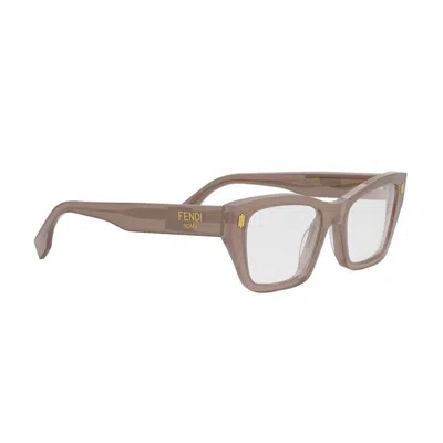 Fendi Full-frame Flat Mirror In Brown