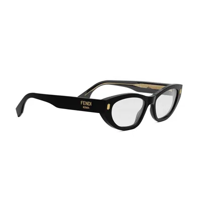 Fendi Roma Eyeglasses In Black