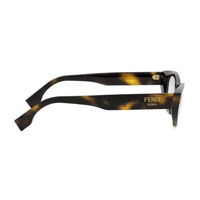 Fendi Roma Eyeglasses In Brown