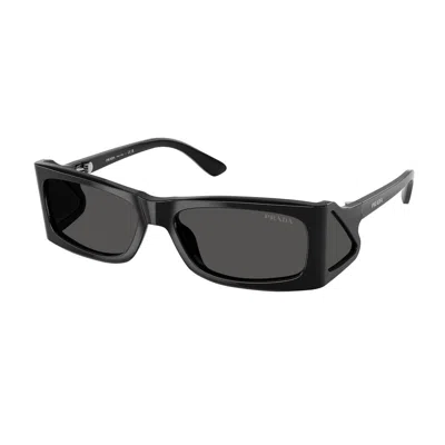 Prada Acetate Prb03s Sunglasses In Black