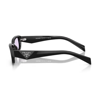 Prada Pr B06sf Rectangular Sunglasses In Black