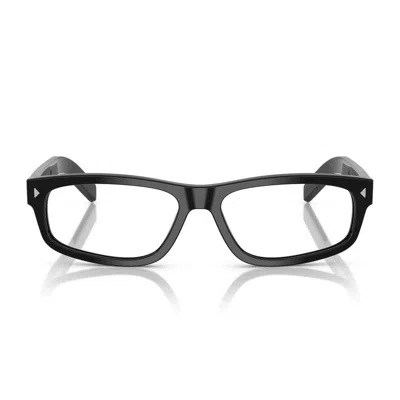 Prada Pr B02v 16k1o1 Nero Glasses In Black