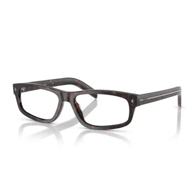 Prada Pr B02v 17n1o1 Root Havana Glasses In Gray