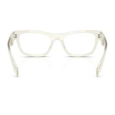 Prada Pr B01v 19x1o1 Trasparente Giallo Chiaro Glasses In Transparent
