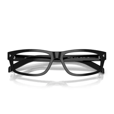 Prada Pr B02v 16k1o1 Nero Glasses In Black