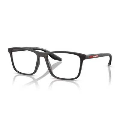 Prada Linea Rossa Ps 01qv 18k1o1 Grigio Opaco Glasses In Gray