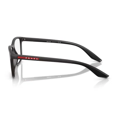 Prada Linea Rossa Ps 01qv 18k1o1 Grigio Opaco Glasses In Gray