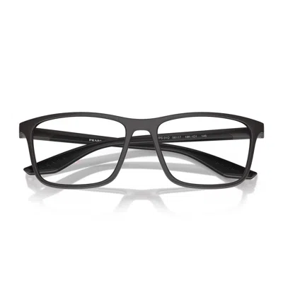 Prada Linea Rossa Ps 01qv 18k1o1 Grigio Opaco Glasses In Gray