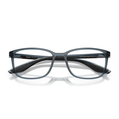 Prada Rectangle-frame Glasses In Gray