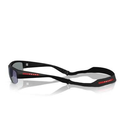 Prada Linea Rossa Ps A01s 1bo10j Nero Opaco Sunglasses In Black