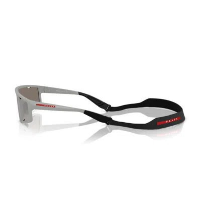 Prada Ps A03s 141mm Mirrored Rectangular Sunglasses