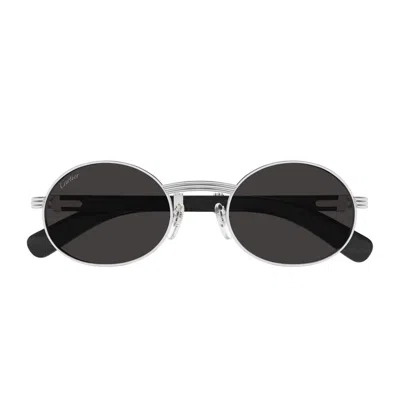 Cartier Ct0464s Première De Sunglasses In Metallic