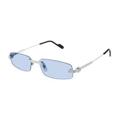 Cartier Ct0535s Première De Sunglasses In Metallic