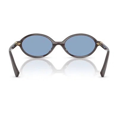 Miu Miu Miumiu 0mu 04zs Miu Regard 22c60o Marrone Moka Sunglasses In Black
