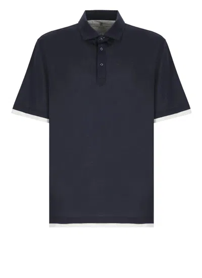 Brunello Cucinelli T-shirts And Polos In Blue