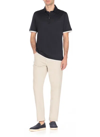 Brunello Cucinelli T-shirts And Polos In Blue