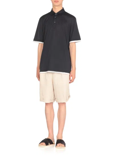 Brunello Cucinelli T-shirts And Polos In Blue