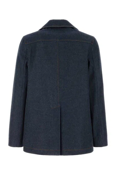 Gucci Denim Blazer In Blue
