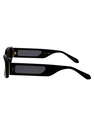 Linda Farrow Talita Sunglasses In Black