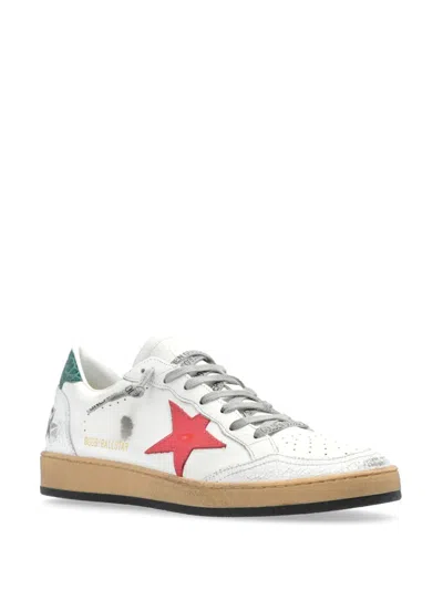 Golden Goose White Sneakers With Premium Leather And Unique Star Detail In White