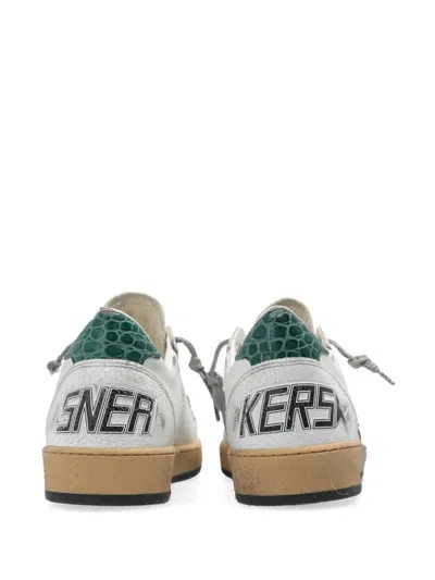 Golden Goose White Sneakers With Premium Leather And Unique Star Detail In White