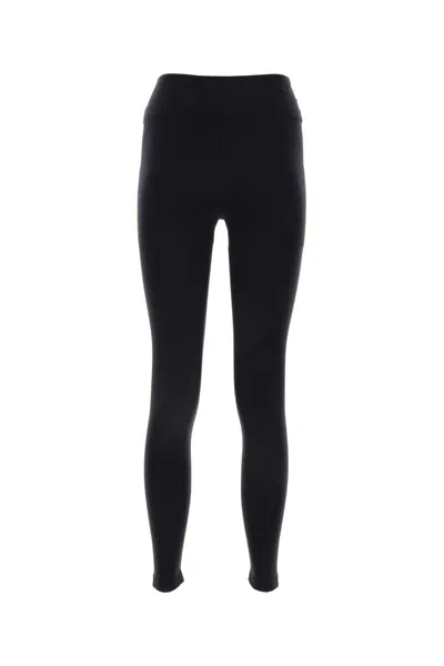 Balenciaga Activewear Logo Leggings In Black